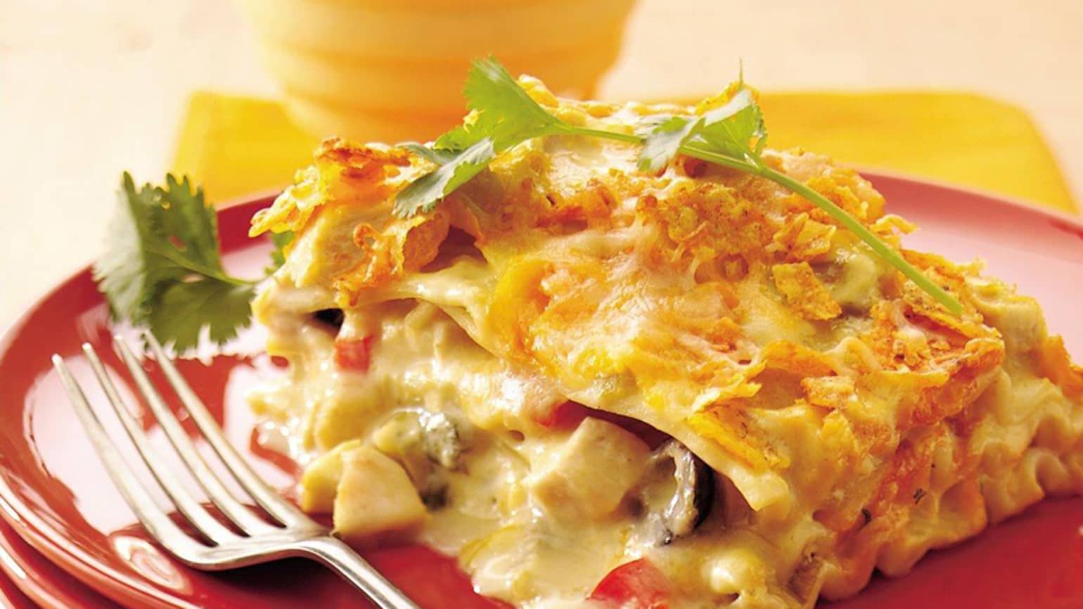 Mexican Chicken Sour Cream Lasagna Recipe Old El Paso